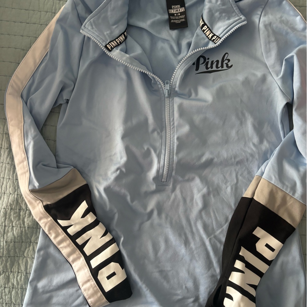 Pink BRAND zipped workout top VGUC